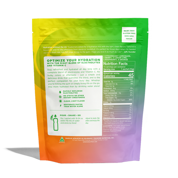 Paquete variado de hidratación rápida